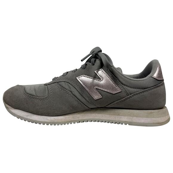New Balance 420 Sneaker Women 7.5 Gray Pink Metallic Casual Walking Y2K Minimal - Picture 1 of 8